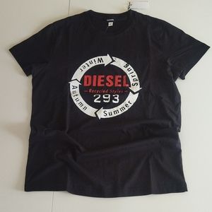 Diesel -Men's T-Shirt, Black, Cotton | Never Worn |